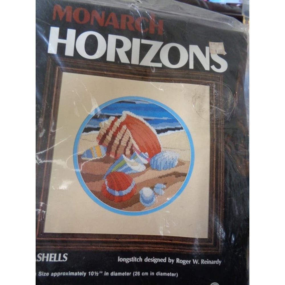 Monarch Horizons Seashells Crewel Embroidery Kit